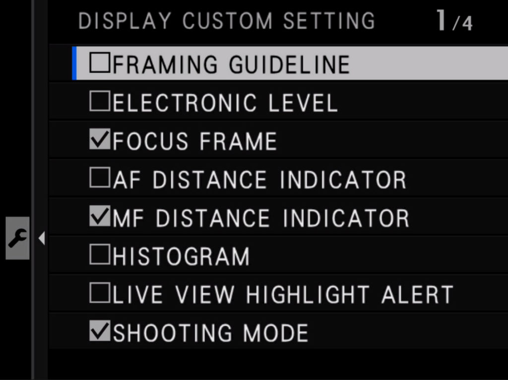 Press and hold the DISP BACK button to go straight to the function