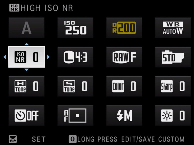 Customizing the Q Menu