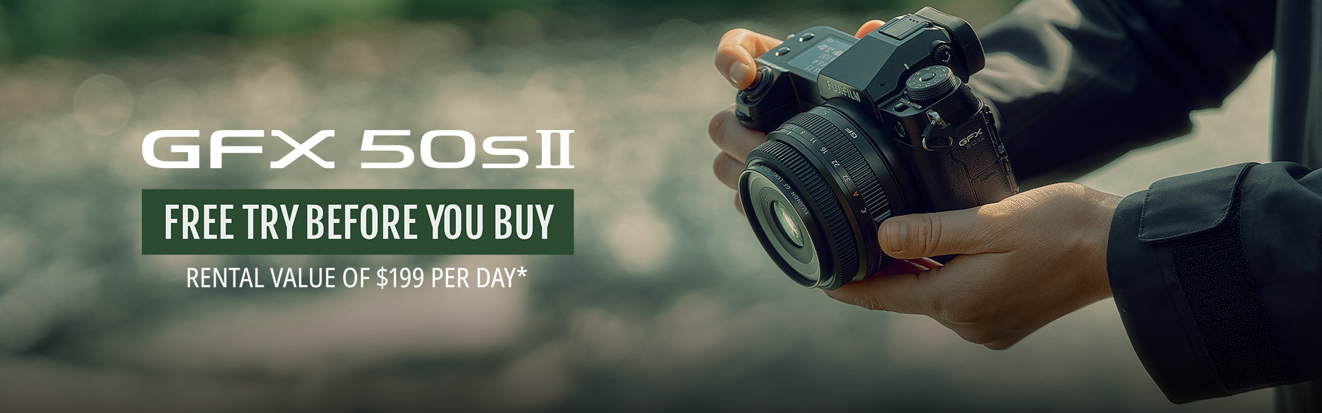 Try before you buy GFX50S II