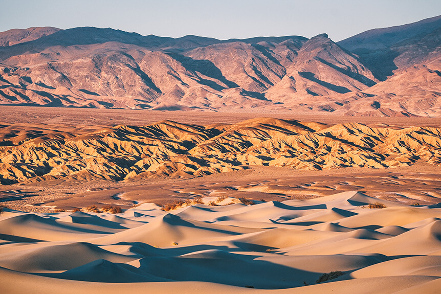 Sand dune mountains