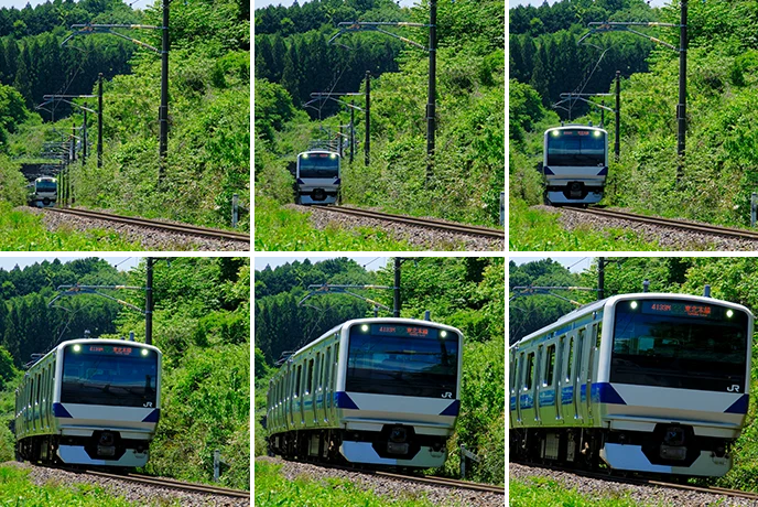 超高速連写が切り取る、一瞬の風景